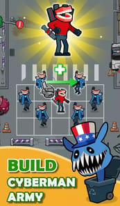 Merge War: Monster vs Cyberman APK screenshot 1