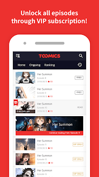 Toomics - Read Comics, Webtoons, Manga for Free APK screenshot 1