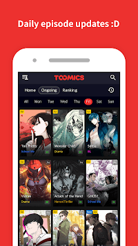 Toomics - Read Comics, Webtoons, Manga for Free APK screenshot 1