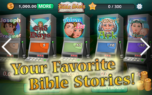 BIBLE SLOTS! Free Slot Machines with Bible themes! APK screenshot 1