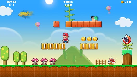 Super Mago's World : Run Game APK screenshot 1