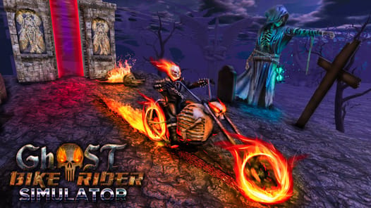 Ghost Bike Rider Simulator 3D APK screenshot 1 Ghost Bike Rider Simulator 3D APK screenshot 1