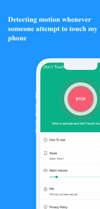 Don't Touch My Phone: Alarm APK screenshot 1