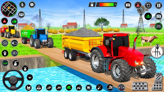 Real Tractor Driving Games APK screenshot 1