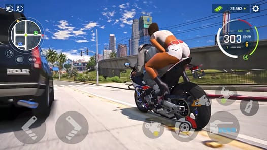 Driving Motor Racing Simulator APK screenshot 1