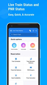 Live Train Status APK screenshot 1