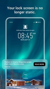 Magazine Lockscreen HiOS APK screenshot 1