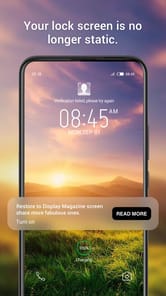 Magazine Lockscreen XOS APK screenshot 1