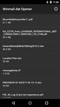 Winmail.dat Opener APK screenshot 1
