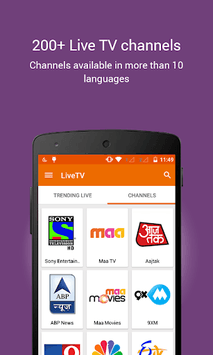 YuppTV - LiveTV Movies Shows APK screenshot 1