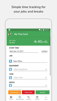 TSheets Time Tracker APK screenshot 1