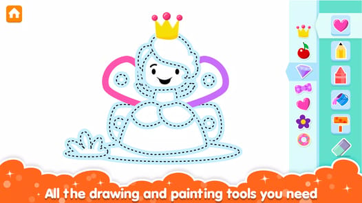 Coloring and Drawing For Girls APK screenshot 1 Coloring and Drawing For Girls APK screenshot 1