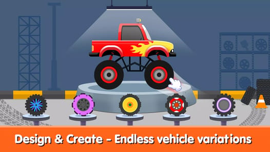Kids Monster Truck Games 2+ APK screenshot 1