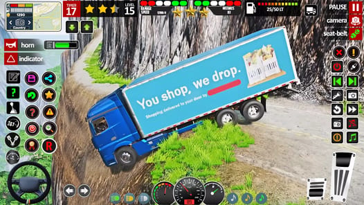 Mud Truck Offroad Driving Game APK screenshot 1