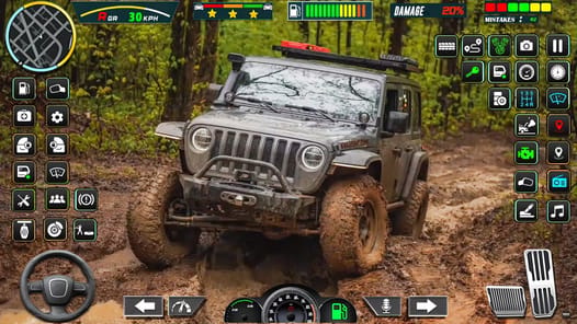 Offroad Mud Jeep Simulator 3d APK screenshot 1