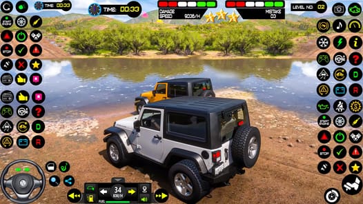 Offroad Mud Jeep Simulator 3d APK screenshot 1