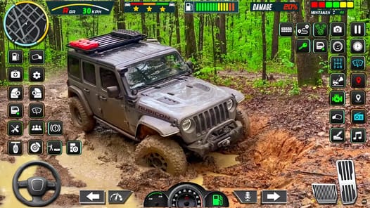 Offroad Mud Jeep Simulator 3d APK screenshot 1