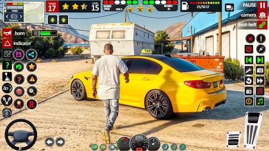 Offroad Taxi Simulator Game 3D APK screenshot 1
