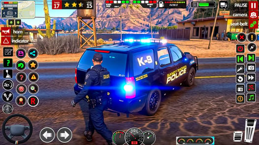 Offline Police Car: Cop Game APK screenshot 1