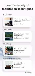 Idanim・Meditation, Mindfulness APK screenshot 1