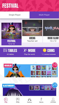 Times Tables Rock Stars APK screenshot 1 Times Tables Rock Stars APK screenshot 1