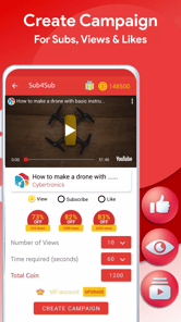 Sub for Sub Get View Sub Like APK screenshot 1
