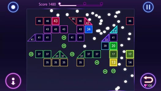 Bricks Breaker Hit - Glow Ball APK screenshot 1