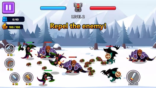 Turf War - Skeleton Warzone APK screenshot 1