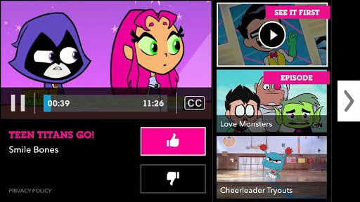 Cartoon Network App APK screenshot 1