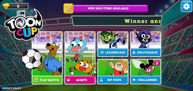 Toon Cup APK screenshot 1