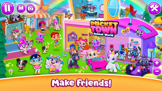 Pocket Town - Animal World APK screenshot 1