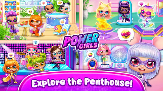 Power Girls - Fantastic Heroes APK screenshot 1
