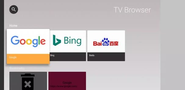 TV-Browser Internet APK screenshot 1