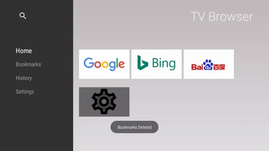 TV-Browser Internet APK screenshot 1