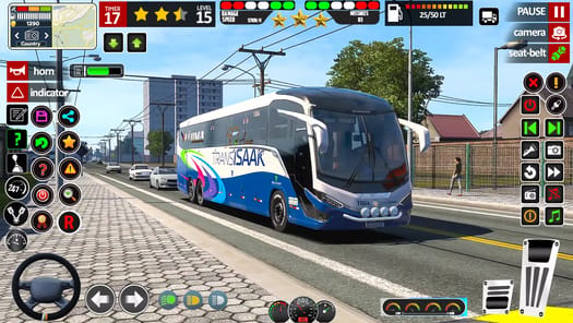 American Bus Driving Game 2025 APK screenshot 1