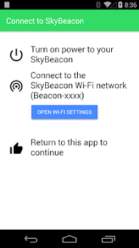 uAvionix skyBeacon Installer APK screenshot 1