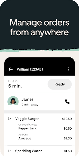 Uber Eats Orders APK screenshot 1