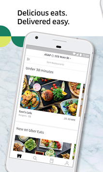 Uber Eats: Local Food Delivery APK screenshot 1