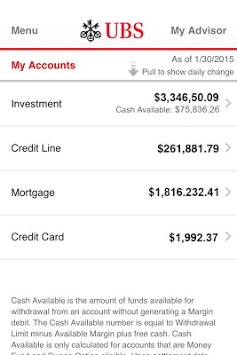 UBS Financial Services APK screenshot 1