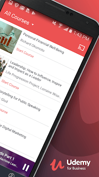 Udemy for Business APK screenshot 1