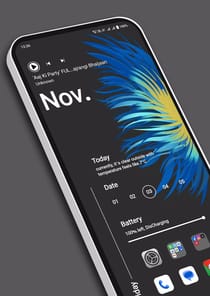 Dark Fusion Launcher APK screenshot 1