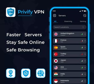 Privify: Fast Secure VPN Proxy APK screenshot 1