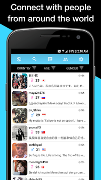 Unbordered - Foreign Friend Chat APK screenshot 1