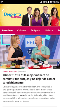Univision APK screenshot 1