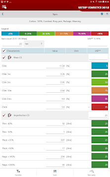 USTER® STATISTICS 2018 APK screenshot 1
