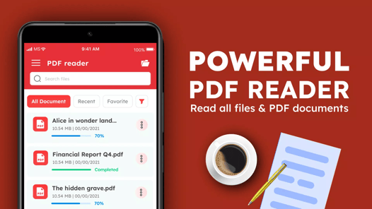 PDF Reader: Read all PDF files APK screenshot 1