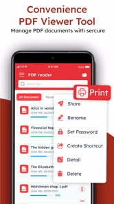 PDF Reader: Read all PDF files APK screenshot 1