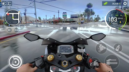 Real Moto Driving APK screenshot 1