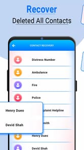 Recover Deleted All Contacts APK screenshot 1