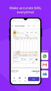 myBillBook Invoice Billing App APK screenshot 1